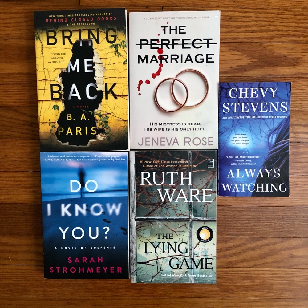 Thriller Book Lot